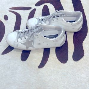 Golden Goose Super-Star Sneakers, Size 39